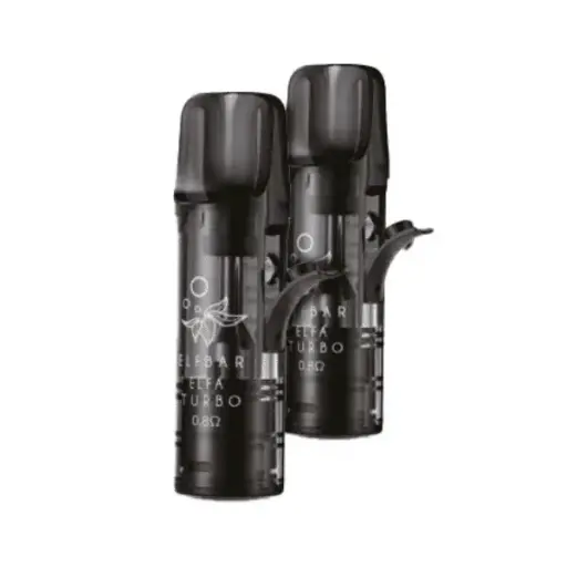 [CARTOUCHE-POD-ELFBAR-ELFA-TURBO-2X-0-8] 2 Cartouches Elfa Turbo - Elfbar