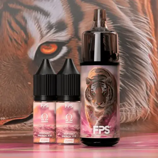 [KIT-PUFF-FPS-MANGO-PEACH-20MG] Puff 30K Rechargeable - Mango Peach Ice - FPS Cloud Empire