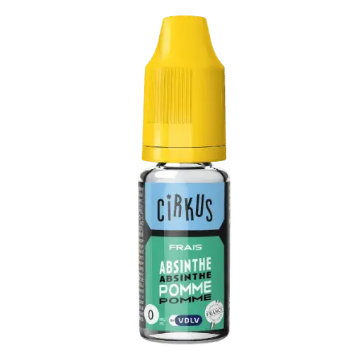 E-Liquide VDLV Cirkus Absinthe Pomme DDM Courte ou Dépassée