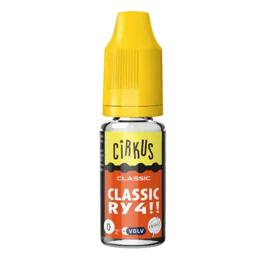 E-Liquide Classic RY4 - Cirkus VDLV DDM Courte ou Dépassée