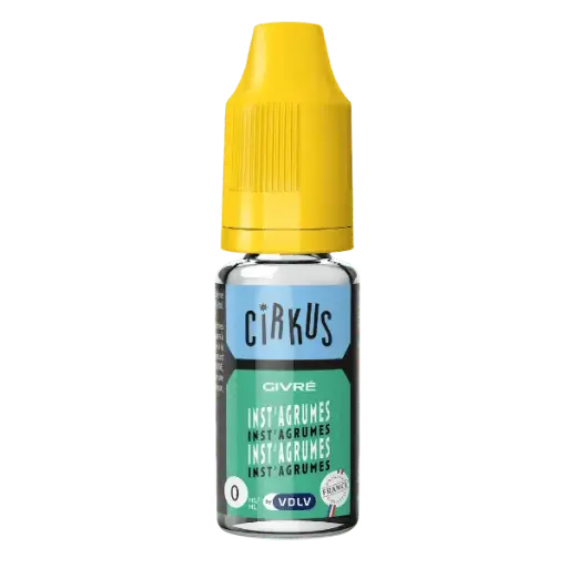 E-Liquide VDLV Inst'Agrûme - Cirkus - DDM courte ou dépassée