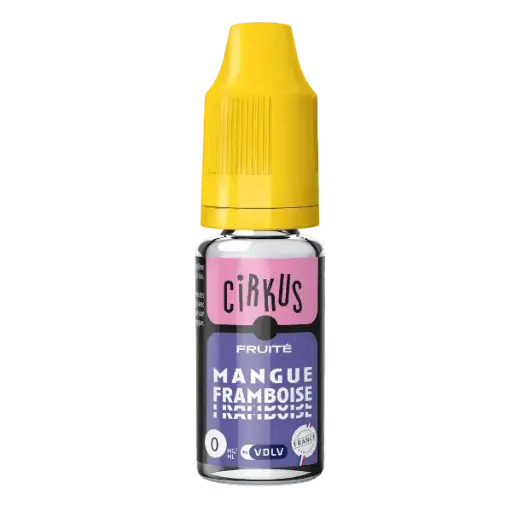 E-Liquide Mangue Framboise - CIRKUS - VDLV DDM courte ou dépassée