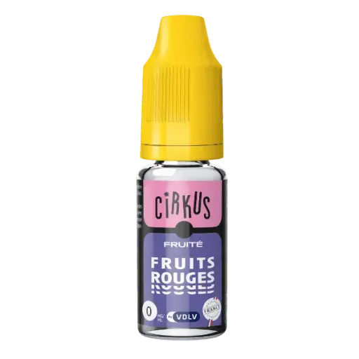 E-Liquide Fruits Rouges - CIRKUS - VDLV DDM courte ou dépassée