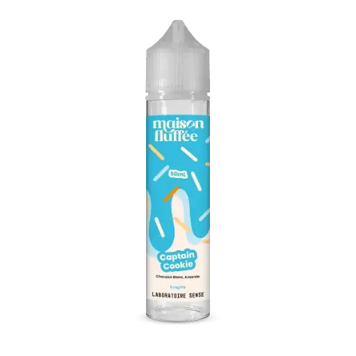 E-Liquide Captain Cookie 30-50ML - Maison Fluffée Laboratoire Sense