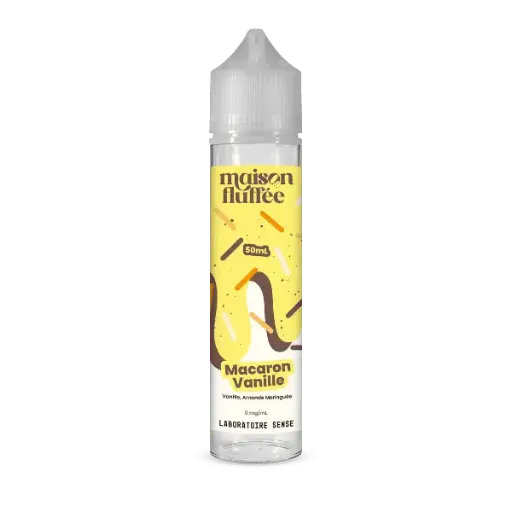 E-Liquide Macaron Vanille 30-50ML - Maison Fluffée Laboratoire Sense