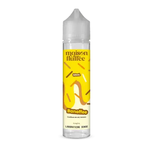 E-Liquide Banoffee 30-50ML - Maison Fluffée Laboratoire Sense