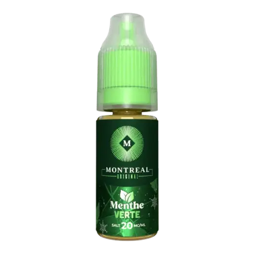 E-Liquide Menthe Verte Sels de Nicotine - Montreal Original