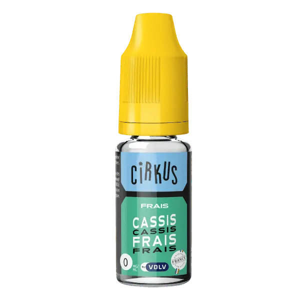 E-Liquide Cassis Frais - Cirkus VDLV DDM courte ou dépassée