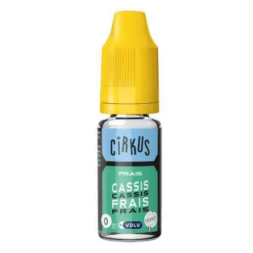 E-Liquide Cassis Frais - Cirkus VDLV DDM courte ou dépassée