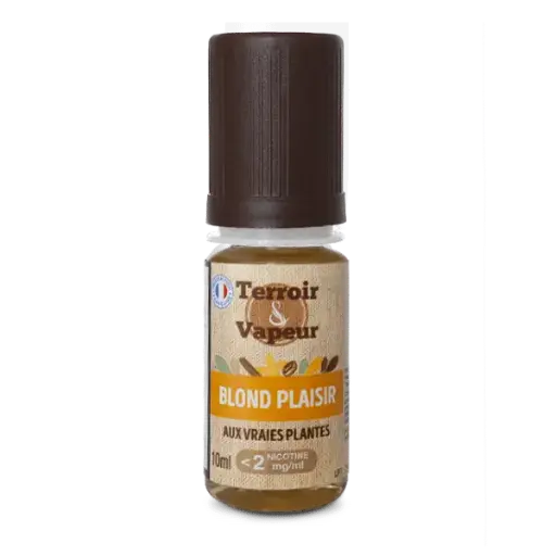 E-Liquide Terroir & Vapeur Blond Plaisir DDM courte ou dépassée