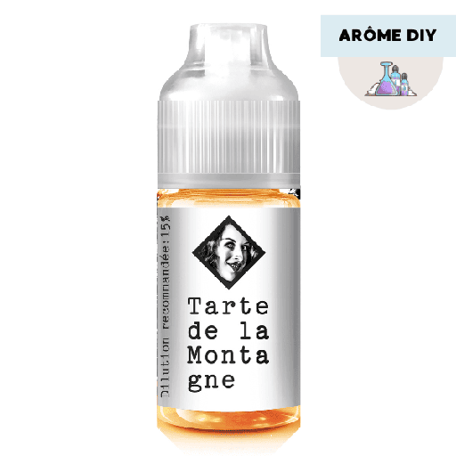 [ADIY-BEURK-TARTE-MONTAGNE-30ML-DDM] DIY Tarte de la Montagne - Arôme Concentré 30ml - Beurk Research DDM courte ou dépassée