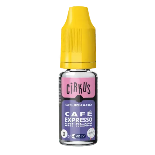E-Liquide Café Expresso - Cirkus VDLV DDM courte ou dépassée 