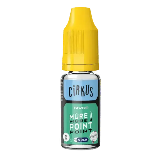 E-Liquide Mûre à Point - Cirkus VDLV DDM courte ou dépassée 