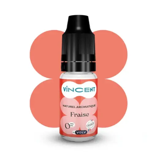 E-Liquide Fraise - Vincent - VDLV DDM courte ou dépassée