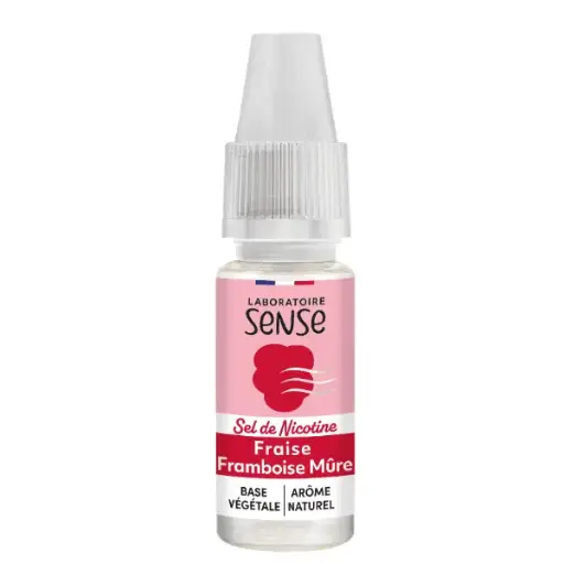 E-Liquide Fraise Framboise Mûre - Sels de Nicotine - Laboratoire SENSE