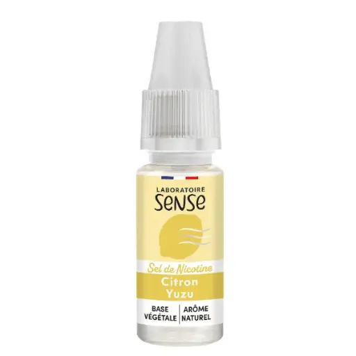 E-Liquide Citron Yuzu - Sels de Nicotine - Laboratoire SENSE