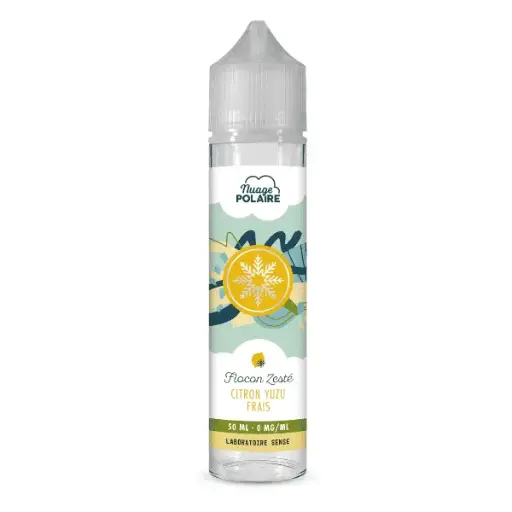 [EL-SENSE-NUAGE-POLAIRE-FLOCON-ZESTE-50ML] E-Liquide Flocon Zesté 50ml - Nuage Polaire by Laboratoire SENSE