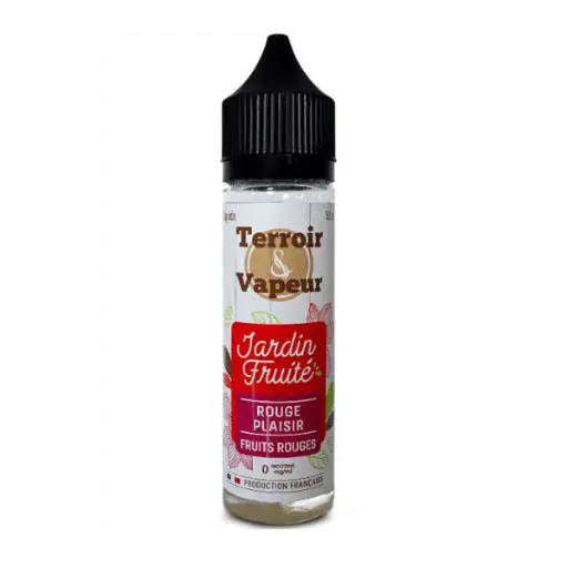 E-Liquide Rouge Plaisir 50 ml - Terroir & Vapeur